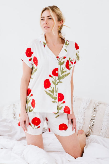 PJ Short Poppy