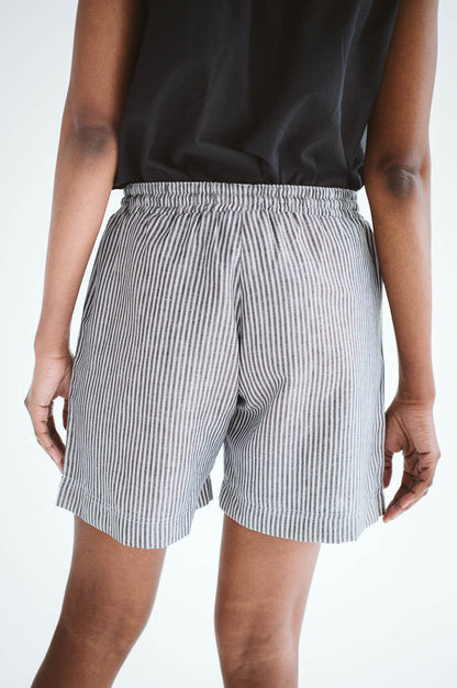 Stripe Linen Shorts