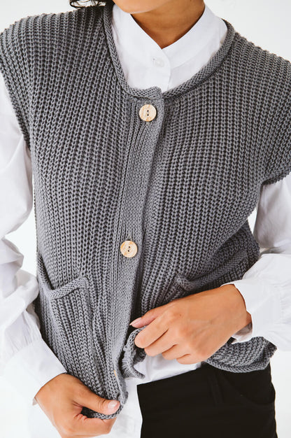 Coco Gilet Grey