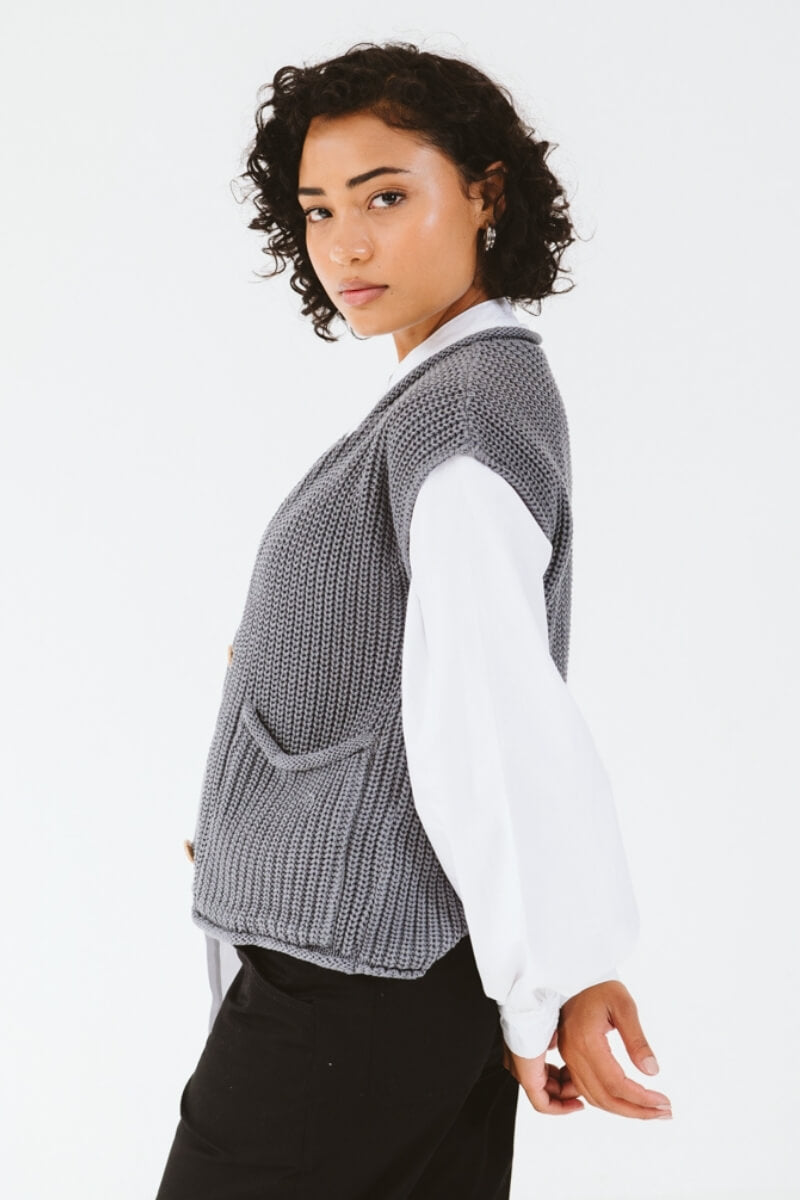 Coco Gilet Grey