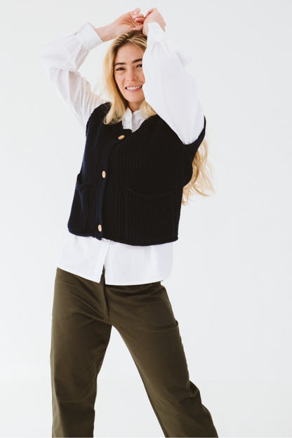 Coco Gilet Navy