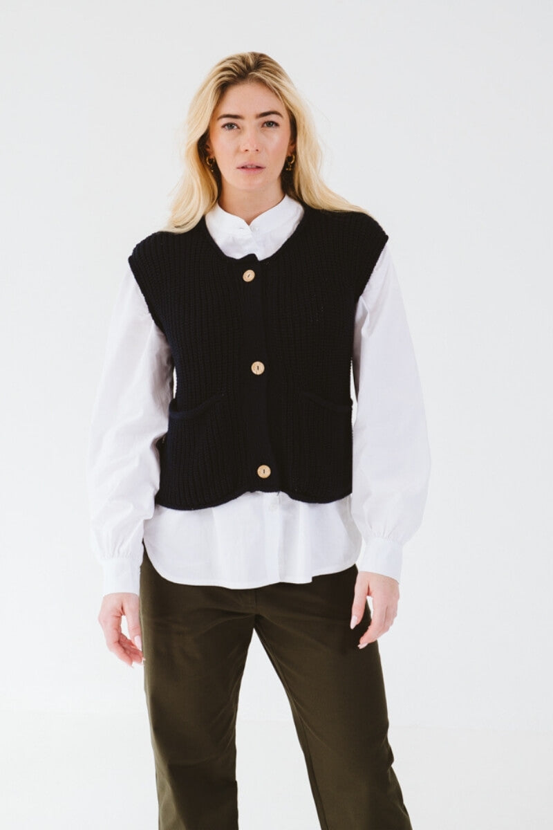 Coco Gilet Navy