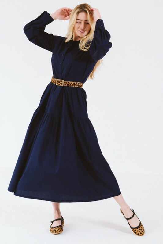 Selma Dress Navy