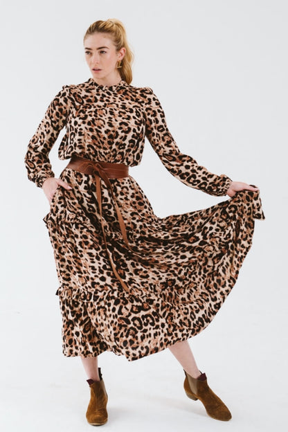 Valencia Leopard Print Dress