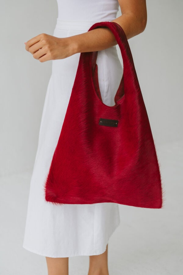 Casey Leather Bag Red