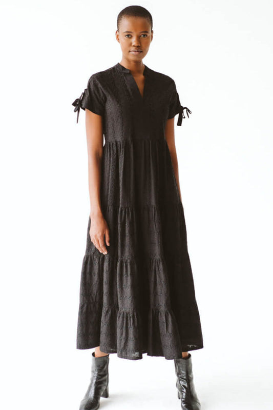 Shea Black Anglaise Dress