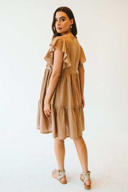 Katie Cotton Dress Sand
