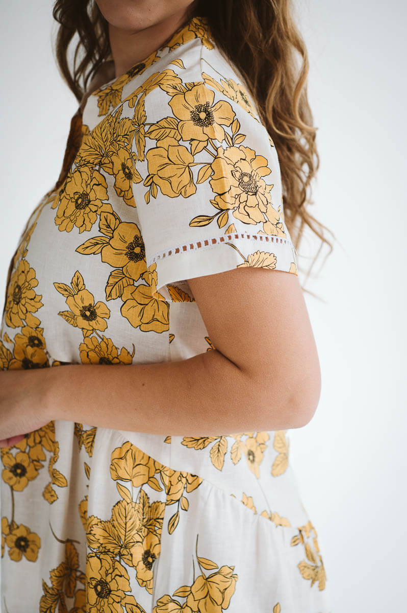 Peta Buttercup Linen Dress