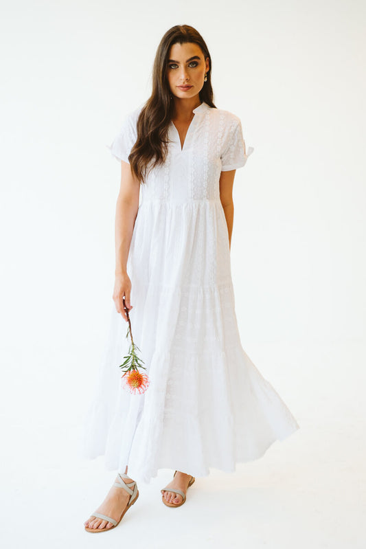 Shea White Anglaise Dress