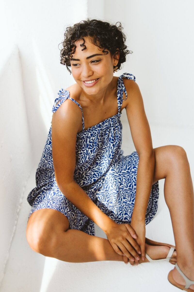 Coral Print Jumpsuit