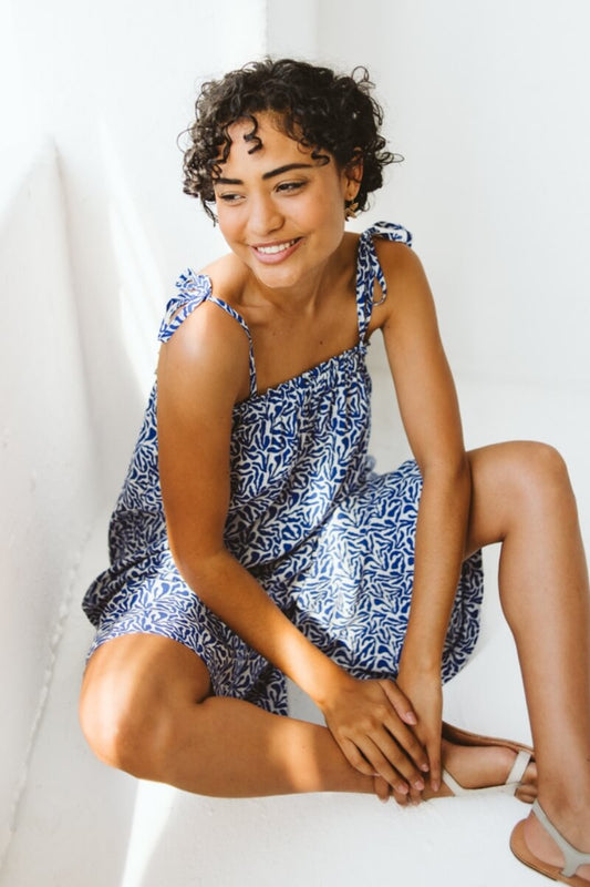 Coral Print Jumpsuit