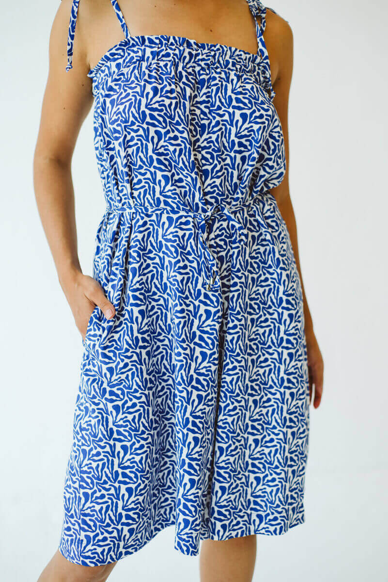 Coral Print Jumpsuit