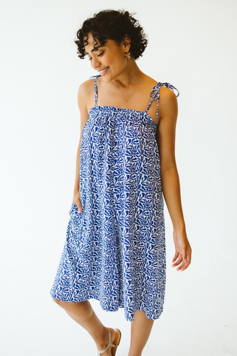Coral Print Jumpsuit