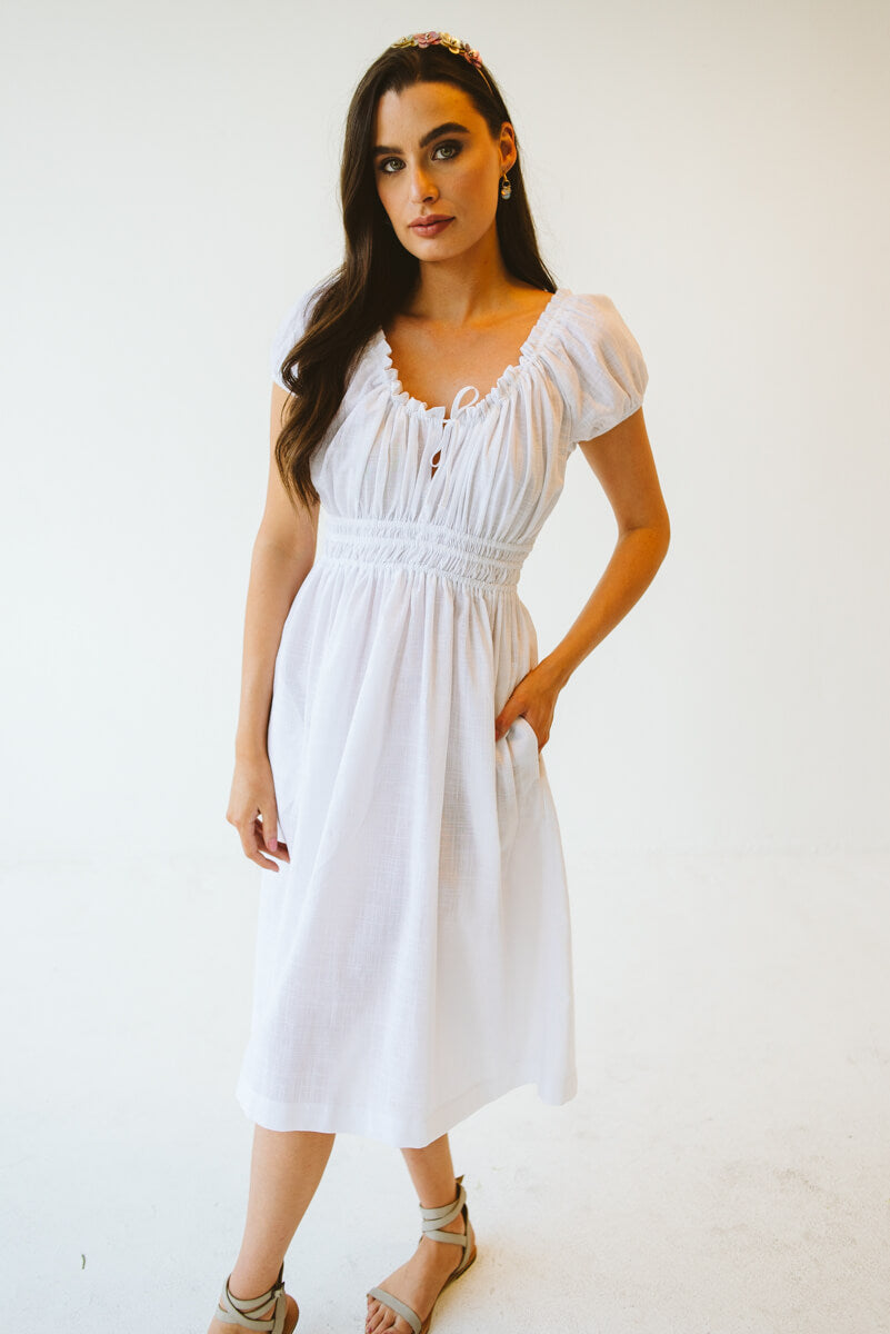 Nel Dress White