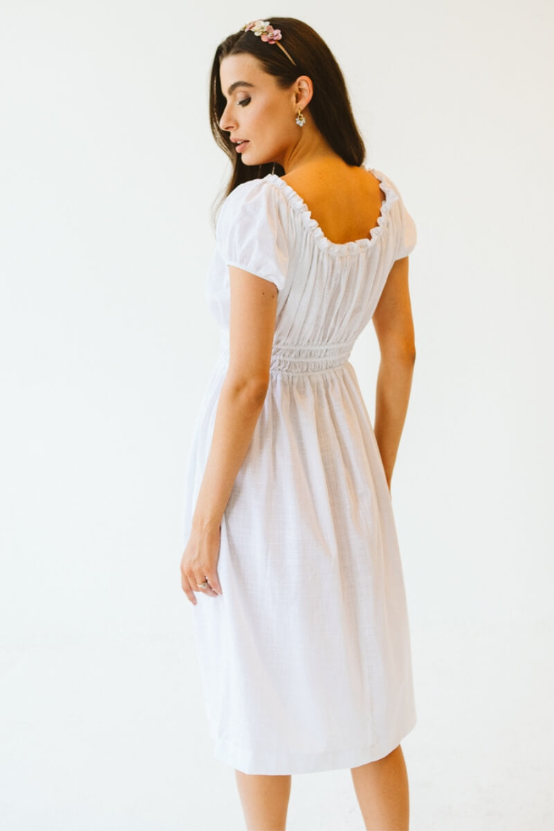 Nel Dress White