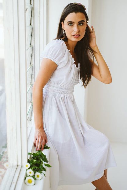 Nel Dress White