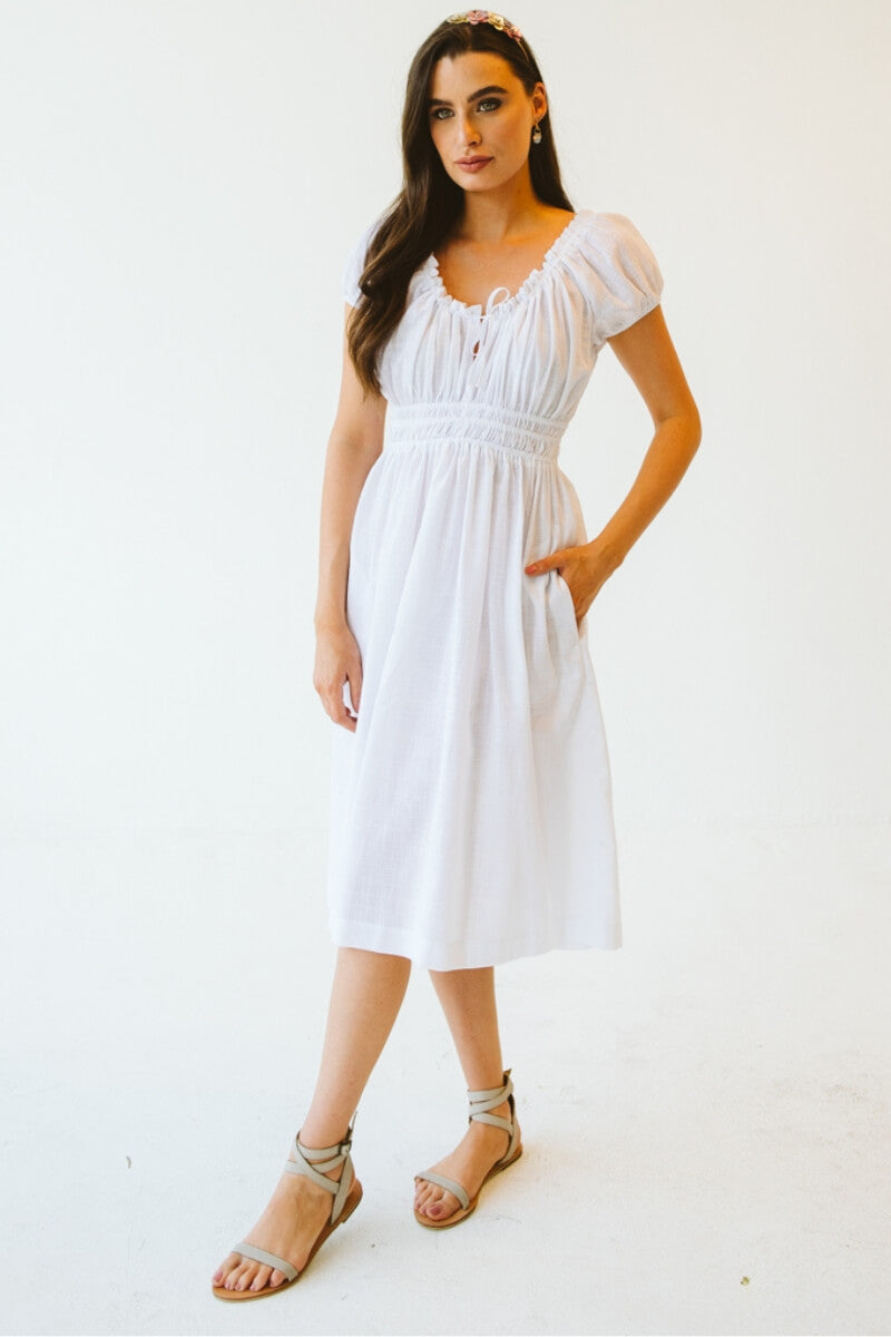 Nel Dress White