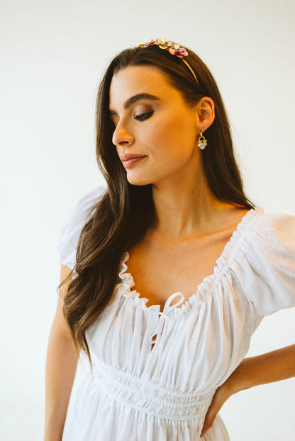 Nel Dress White