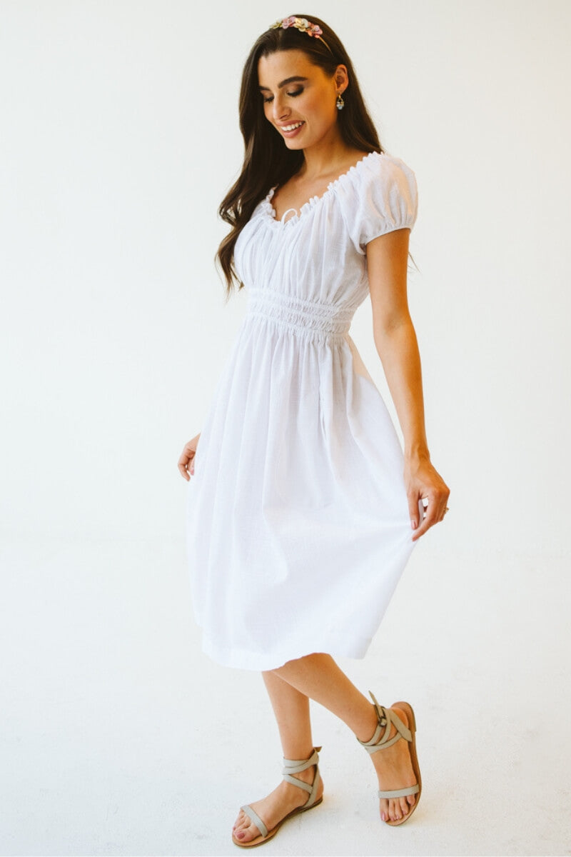 Nel Dress White