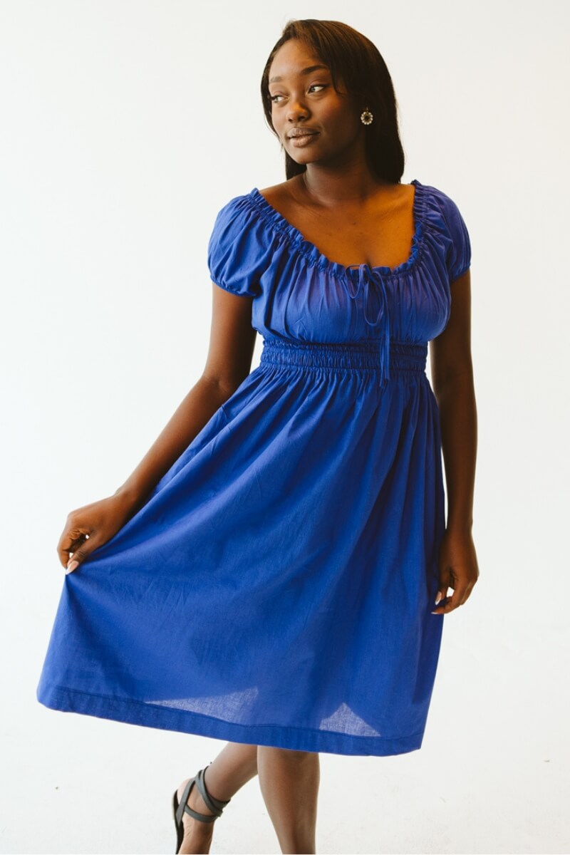 Nel Dress Blue