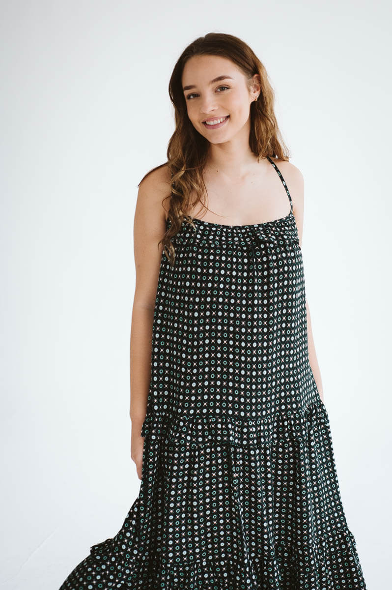 Nicole Dress Geo Print