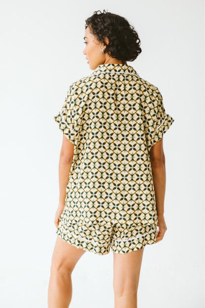 PJ Short Summer Olive