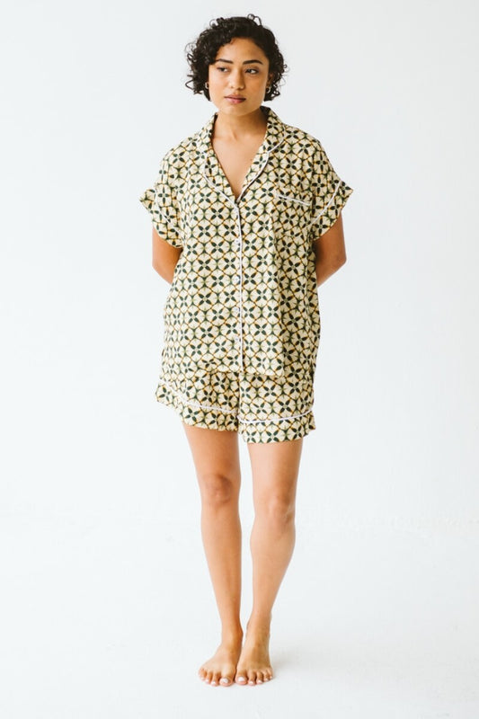 PJ Short Summer Olive
