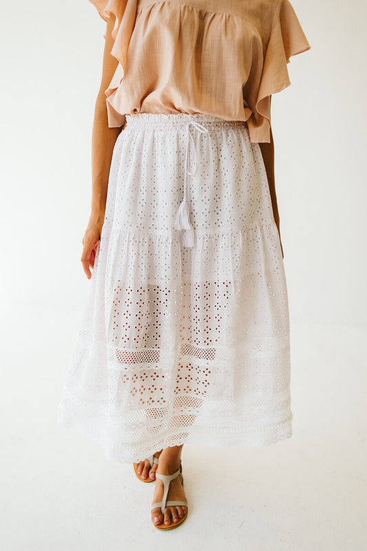 Sola Embroidery Anglaise Skirt